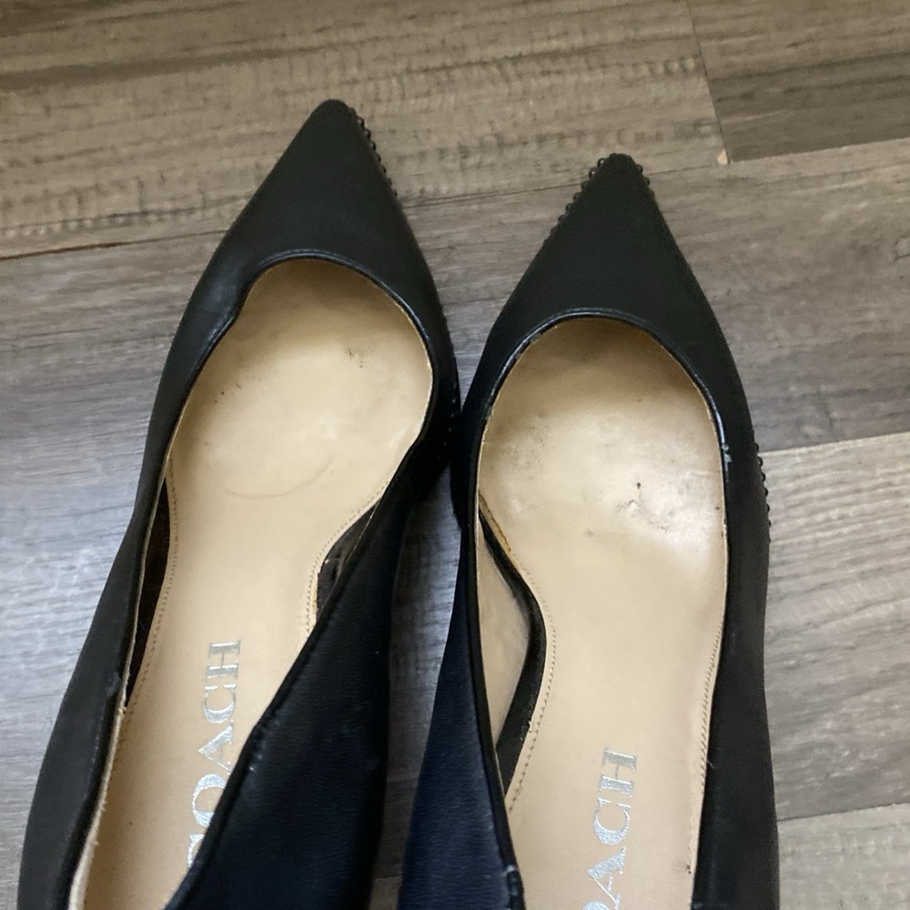 Coach Women's Jackie Leather Pump 8  Black G5264 - Picture 5 of 11